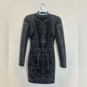 Bebe Size XXS Black Dress studs